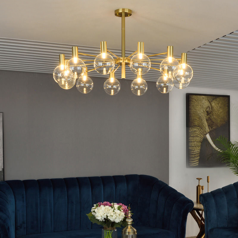 Interior Design Years - Светлая роскошная светодиодная люстра для гостиной,