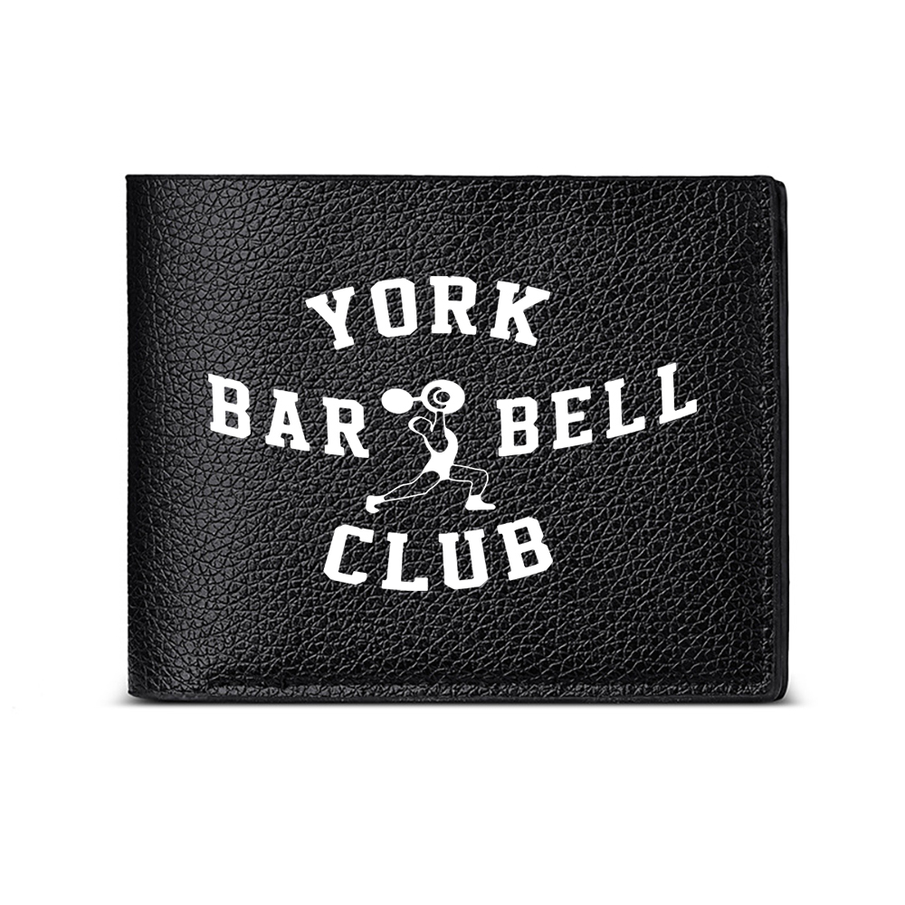 Interior Design York - Мужской кошелек-картхолдер с логотипом York Barbell