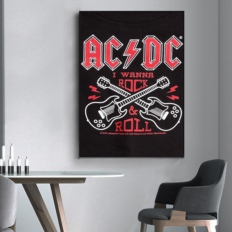 AC_DC Band Холст Искусство Рет – обзор и цена Interior Design Studio