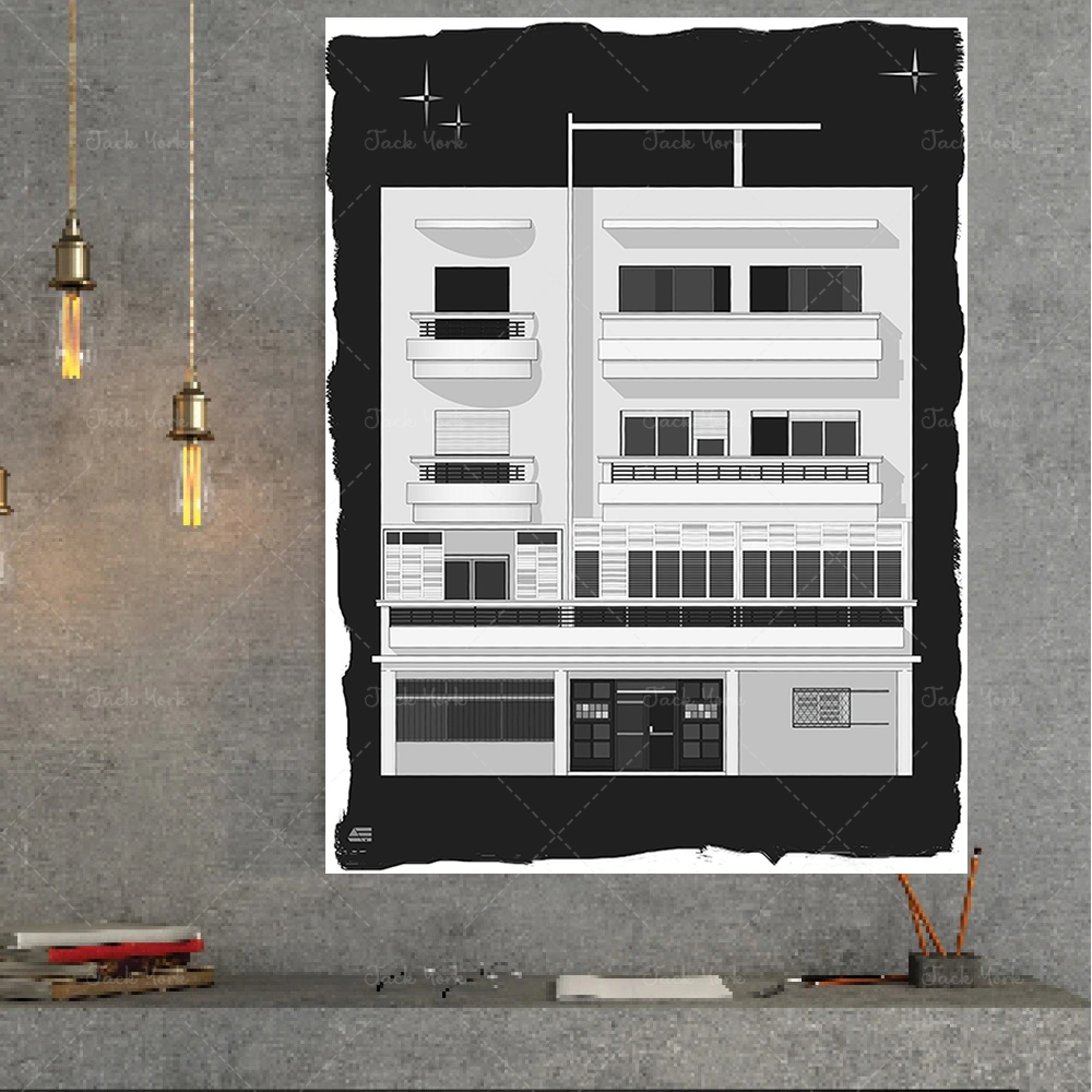 Печать Bauhaus Тель-Авив | Сов – обзор и цена Interior Design York